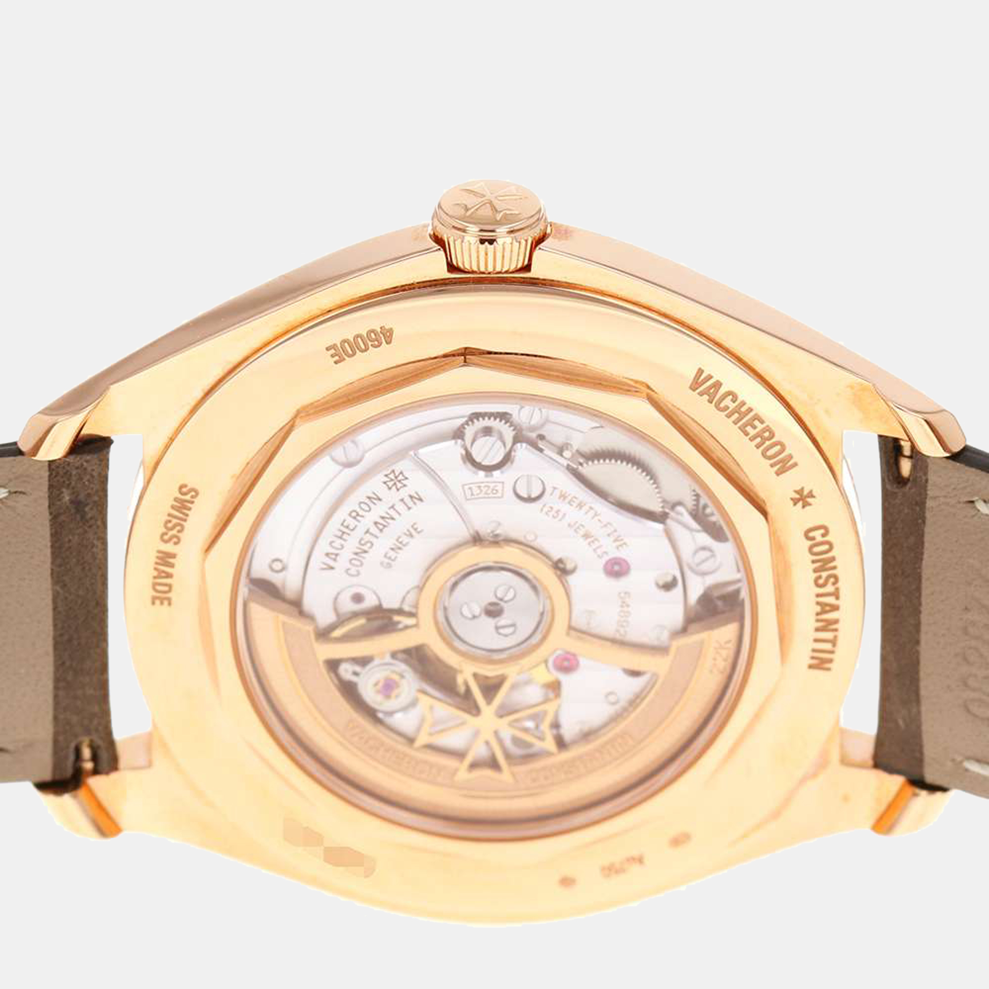 

Vacheron Constantin Brown 18k Rose Gold Fiftysix 4600E/000R-B576 Automatic Men's Wristwatch 40 mm