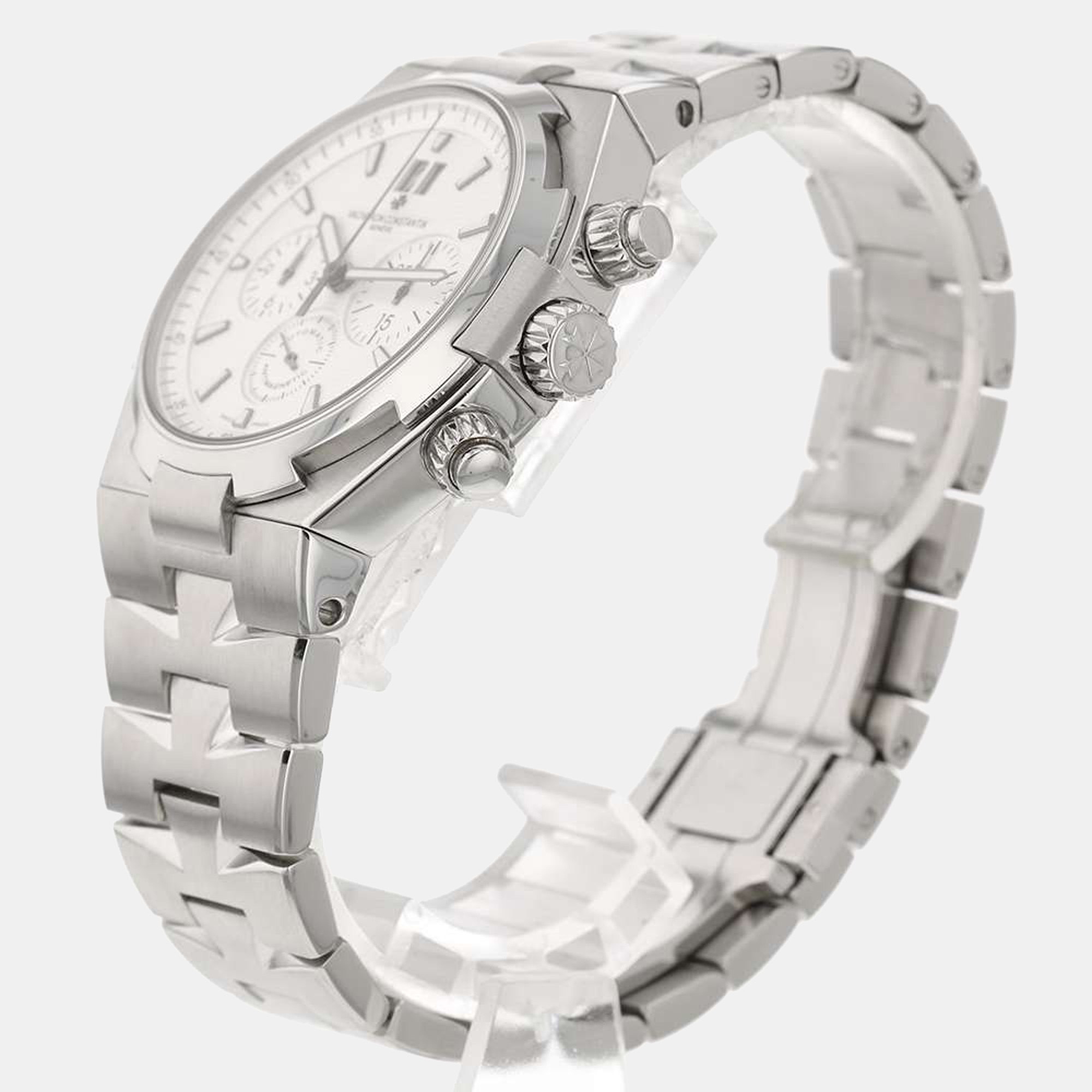 

Vacheron Constantin White Stainless Steel Overseas 49150/B01A-9095 Automatic Men's Wristwatch 42 mm