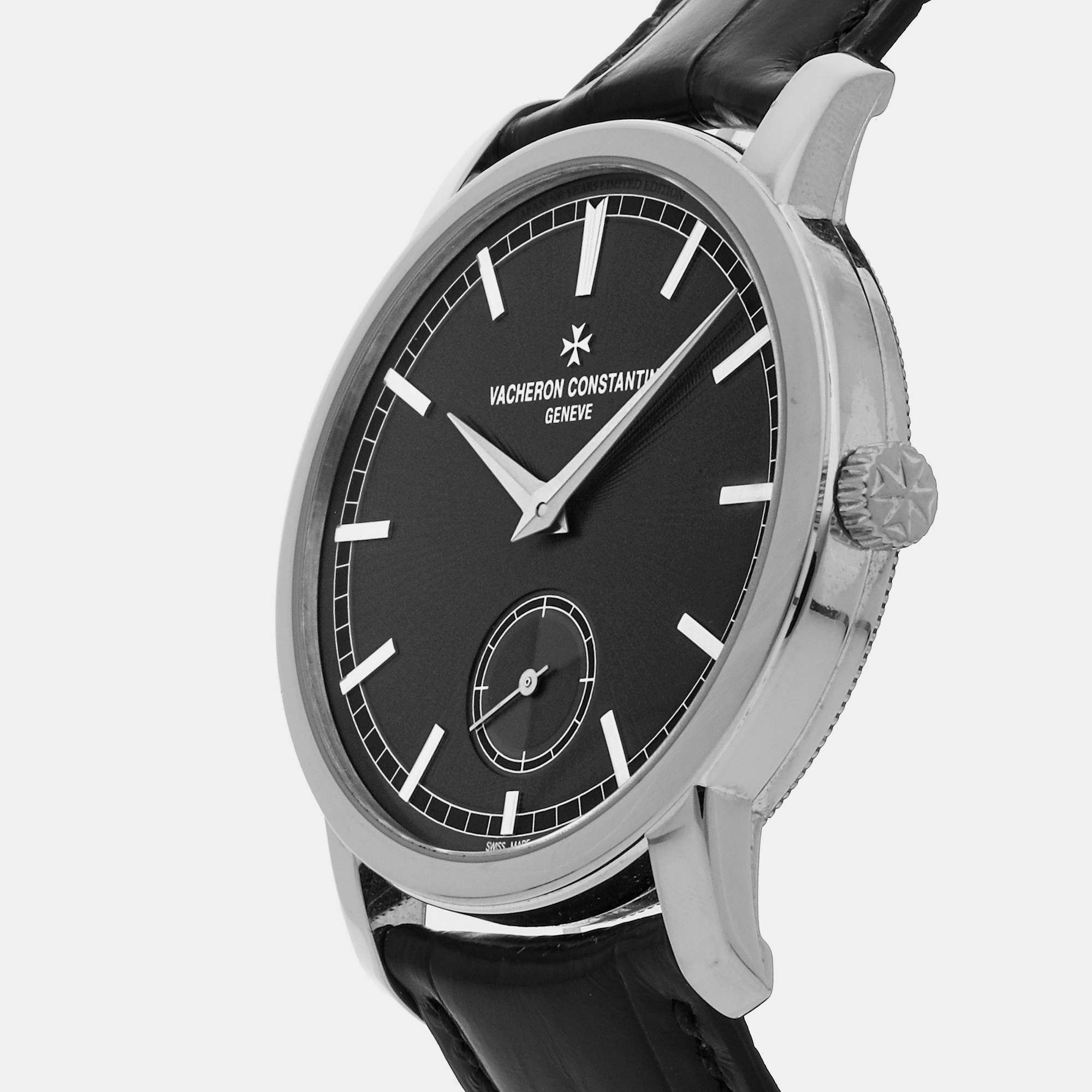 

Vacheron Constantin Grey 18k White Gold Patrimony 82172/000G-B432 Manual Winding Men's Wristwatch 38 mm
