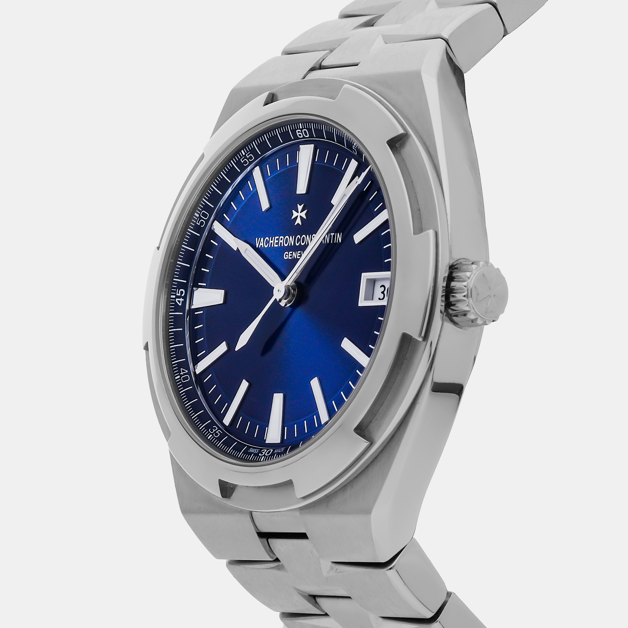 

Vacheron Constantin Blue Stainless Steel Overseas 4500V/110A-B128 Automatic Men's Wristwatch 41 mm