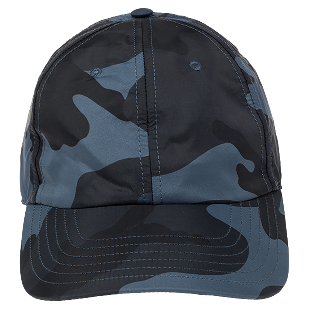 

Valentino Camou Navy CAMOUFLAGE Baseball Hat, Blue