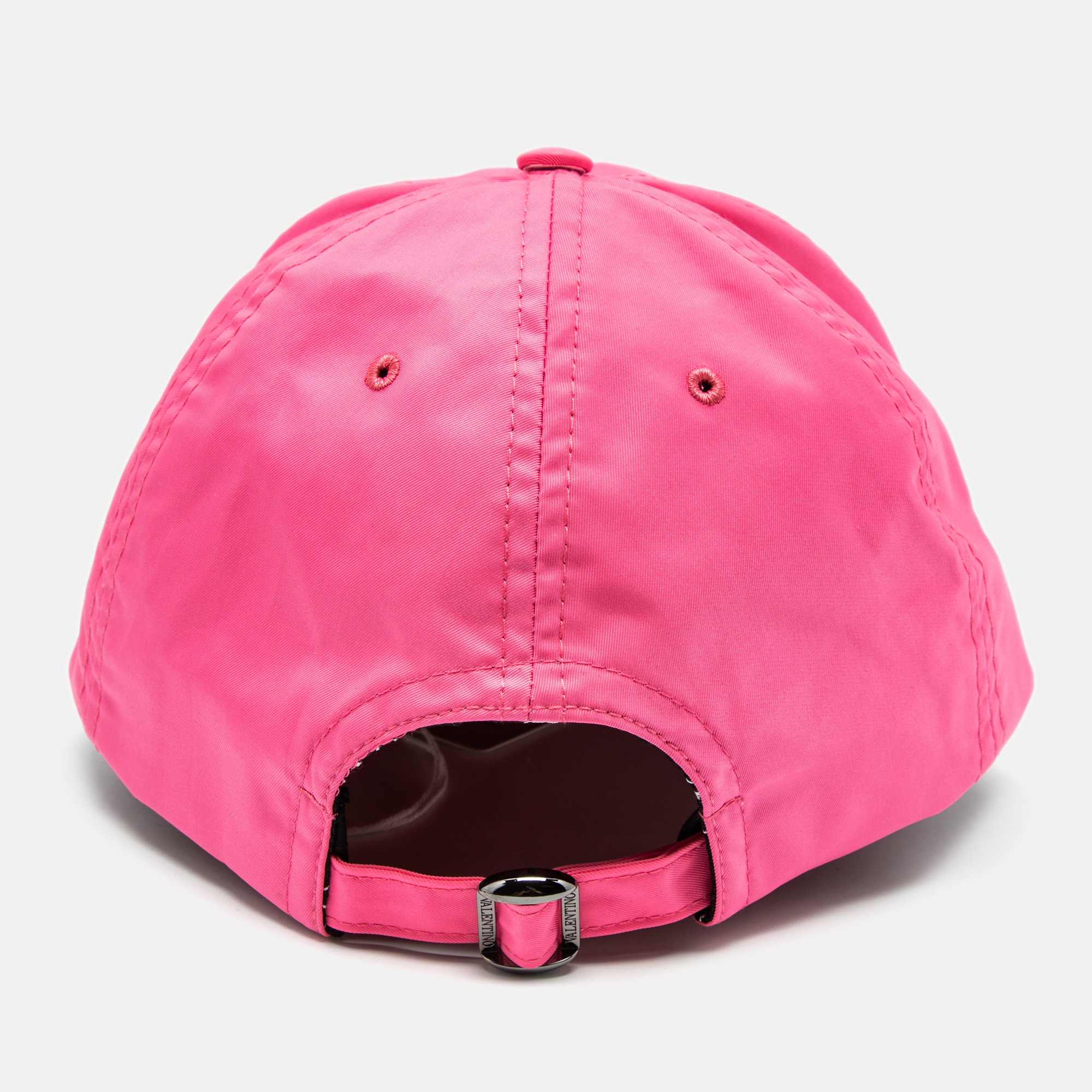 

Valentino Pink VLogo Embroidered Synthetic Baseball Cap 57