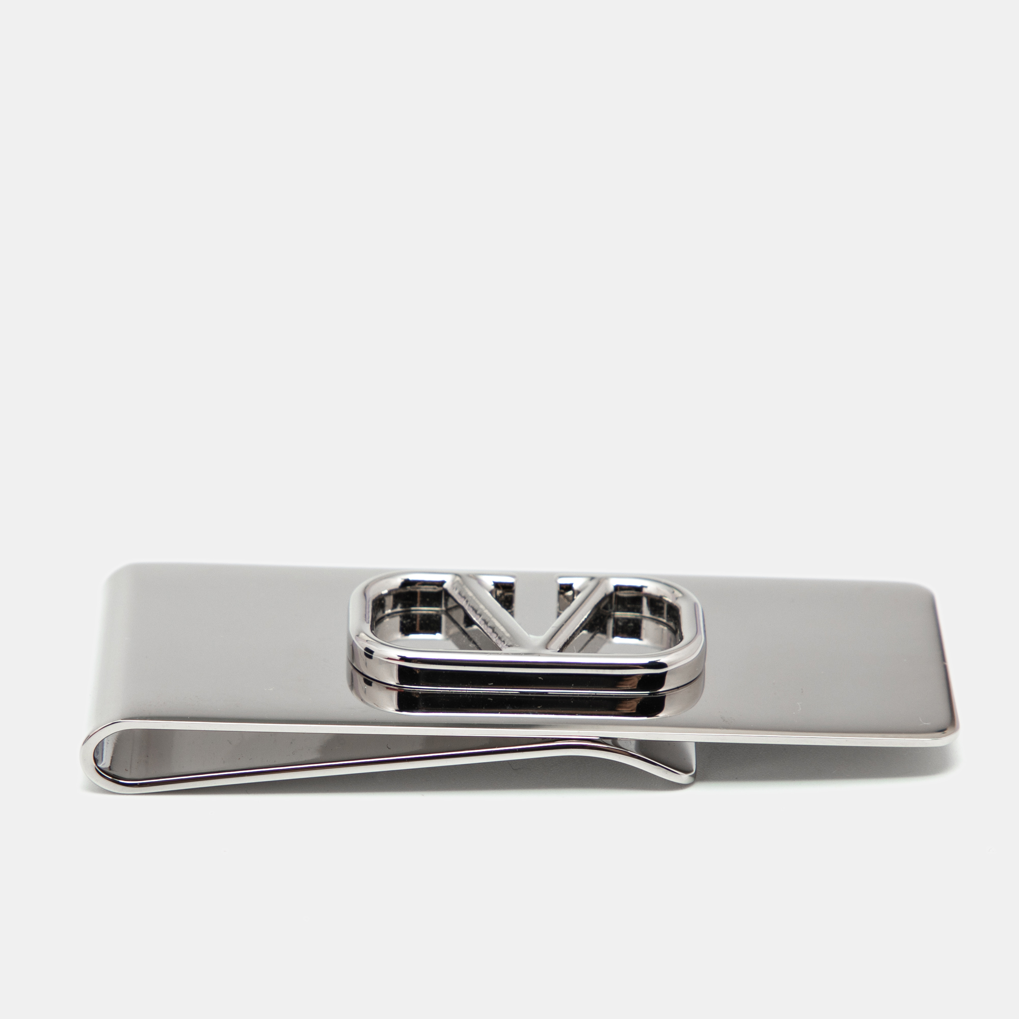 

Valentino VLogo Silver Tone Money Clip