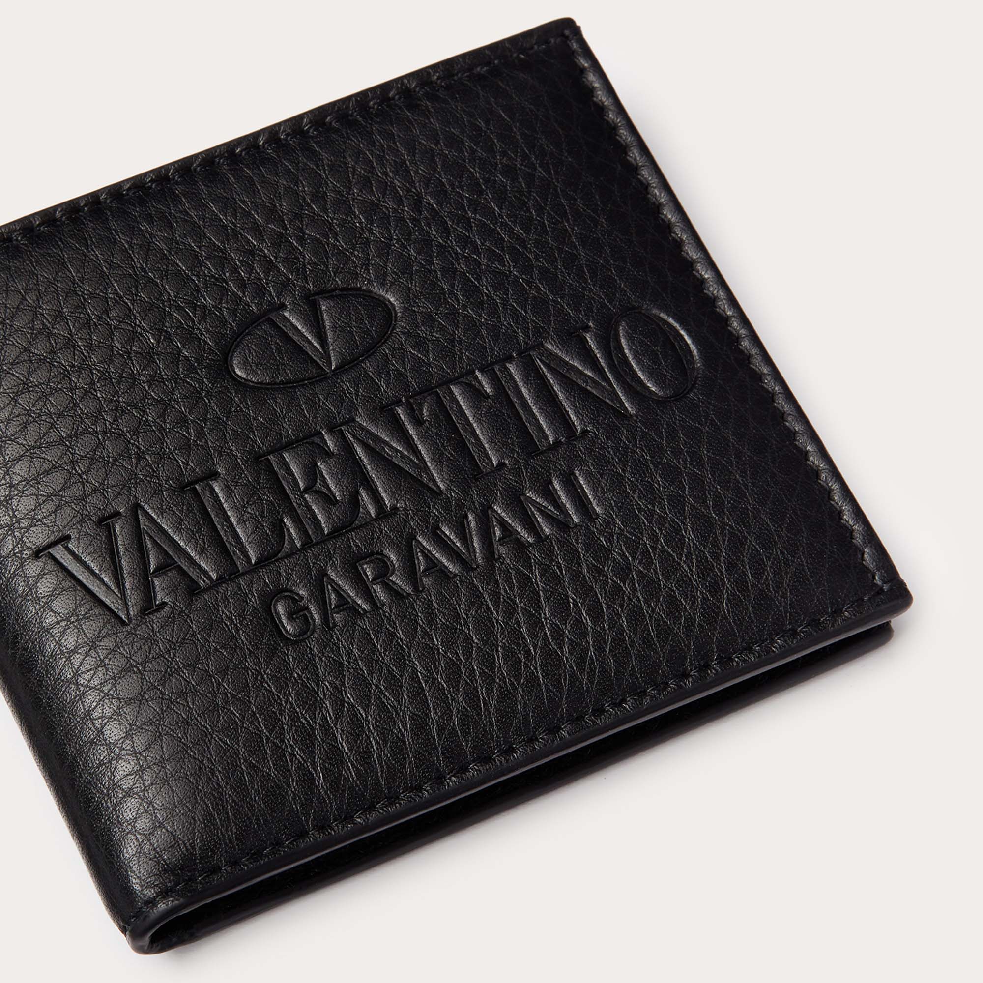 

Valentino Black Leather Wallet