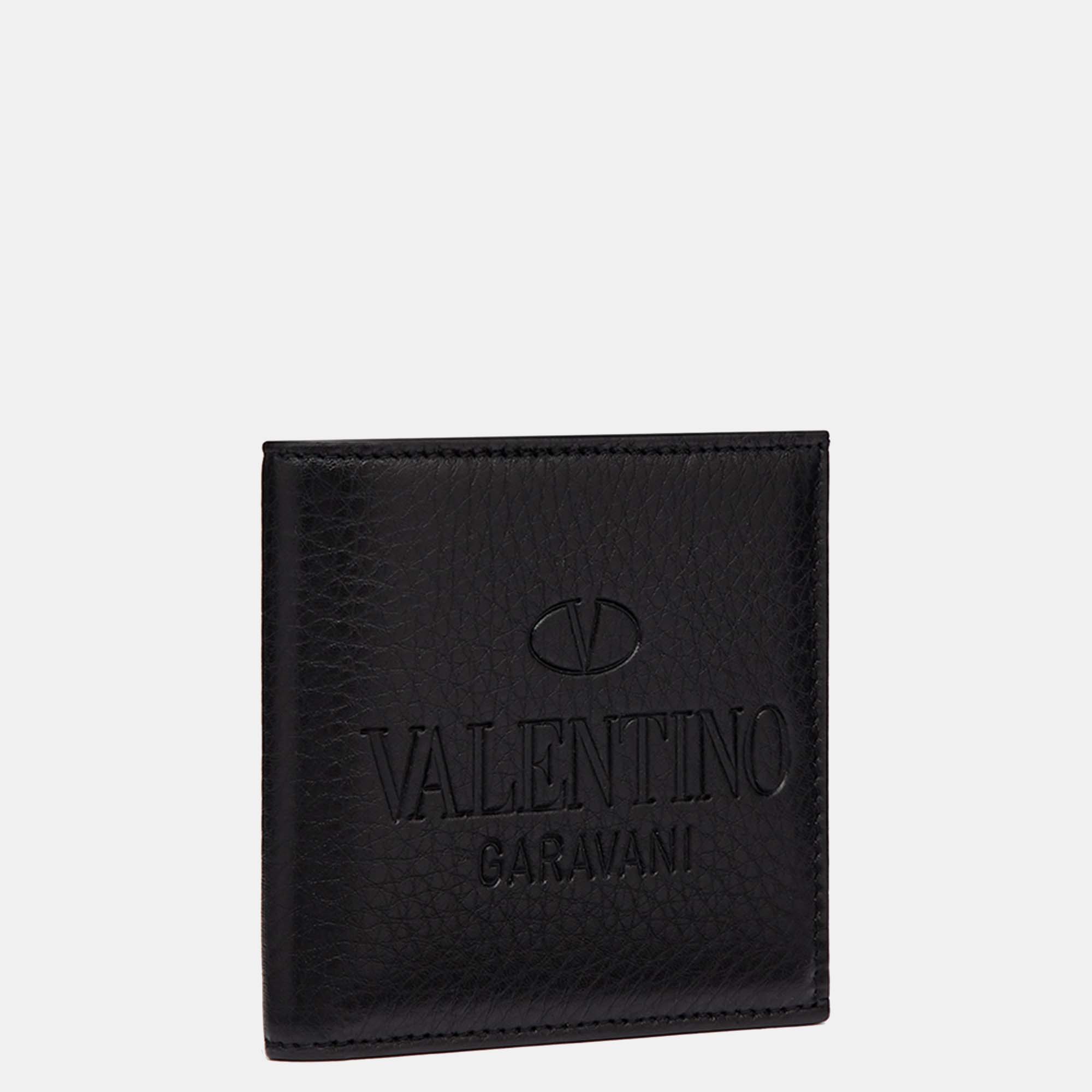 

Valentino Black Leather Wallet