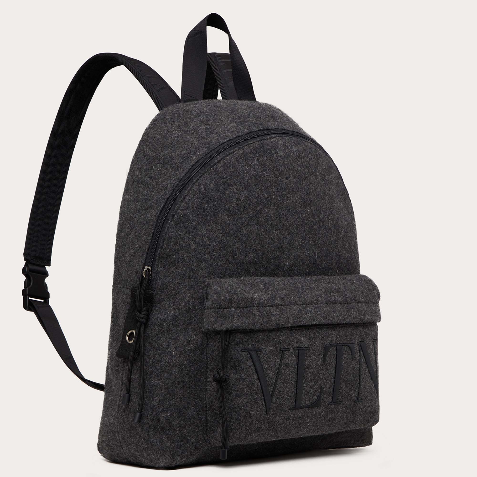 

Valentino Grey/Black Felt VLTN Backpack