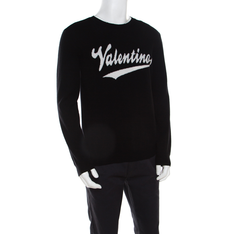 valentino black sweater