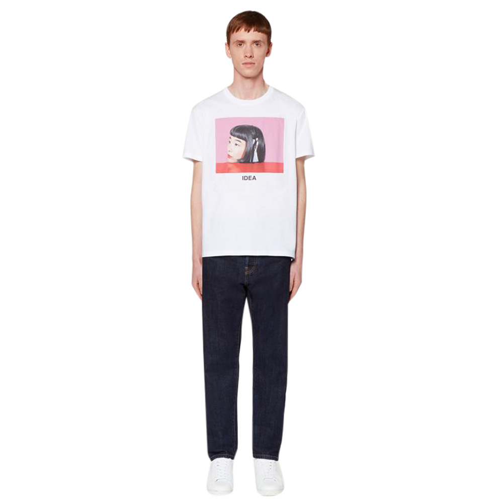 

Valentino White Cotton Izumi Miyazaki Crew Neck T Shirt