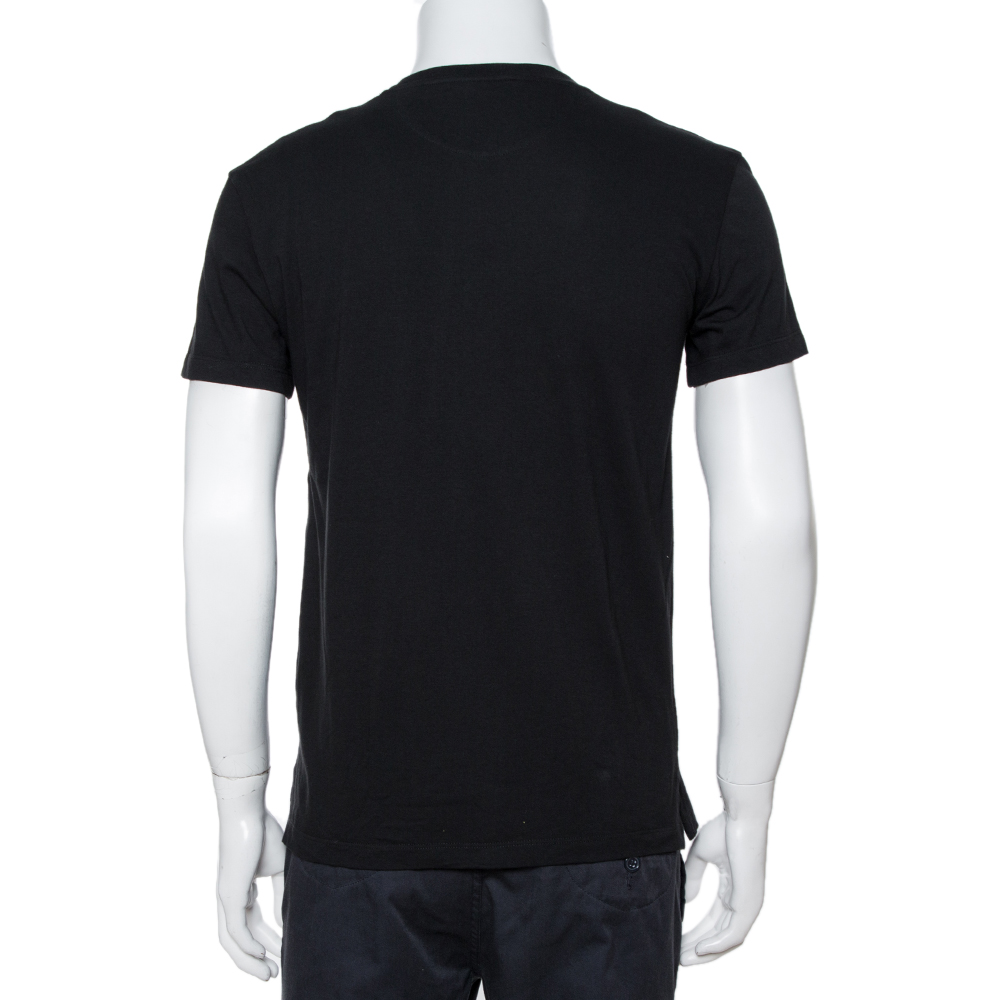 

Valentino Black Cotton Print T Shirt