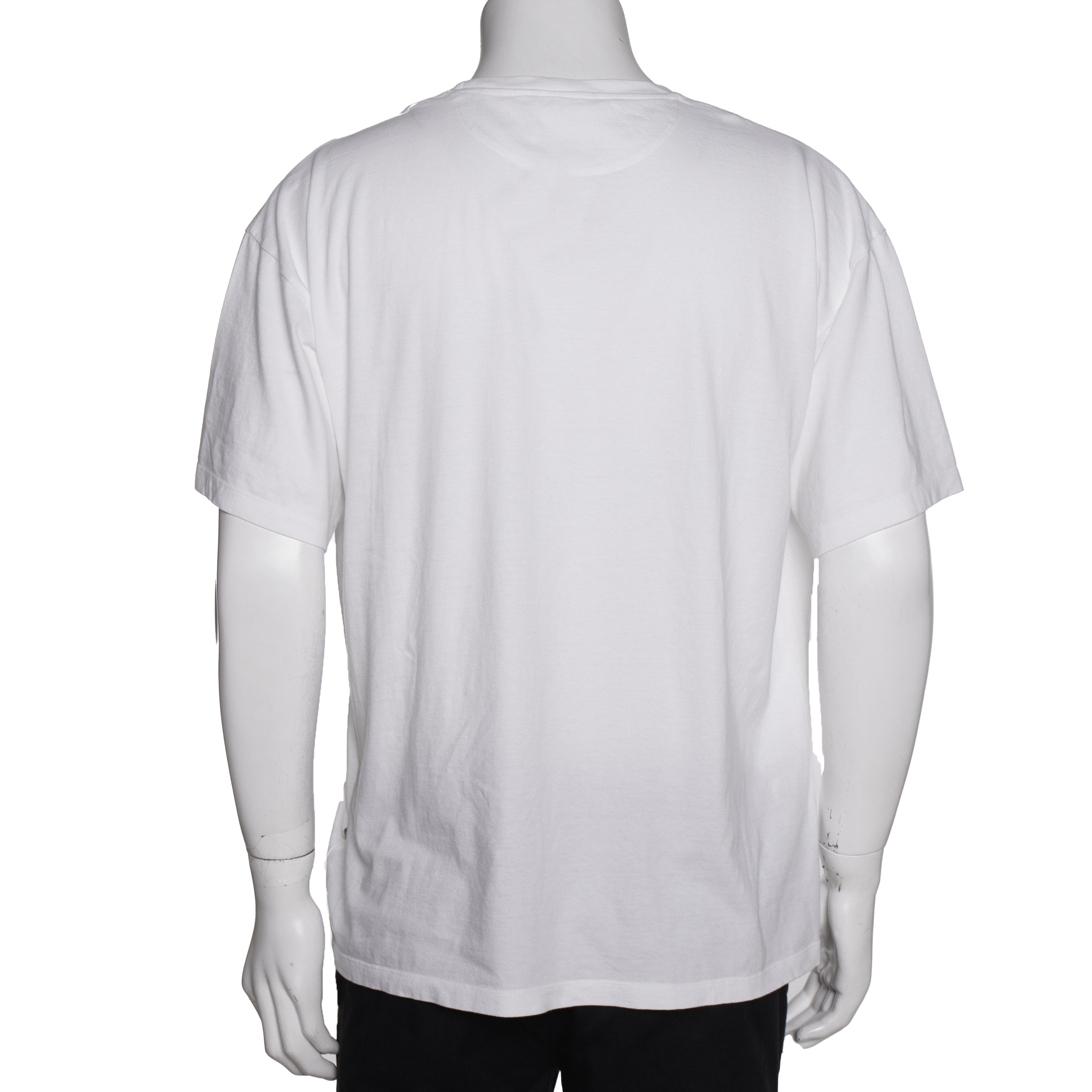 

Valentino White/Black Cotton Vlogo T-Shirt