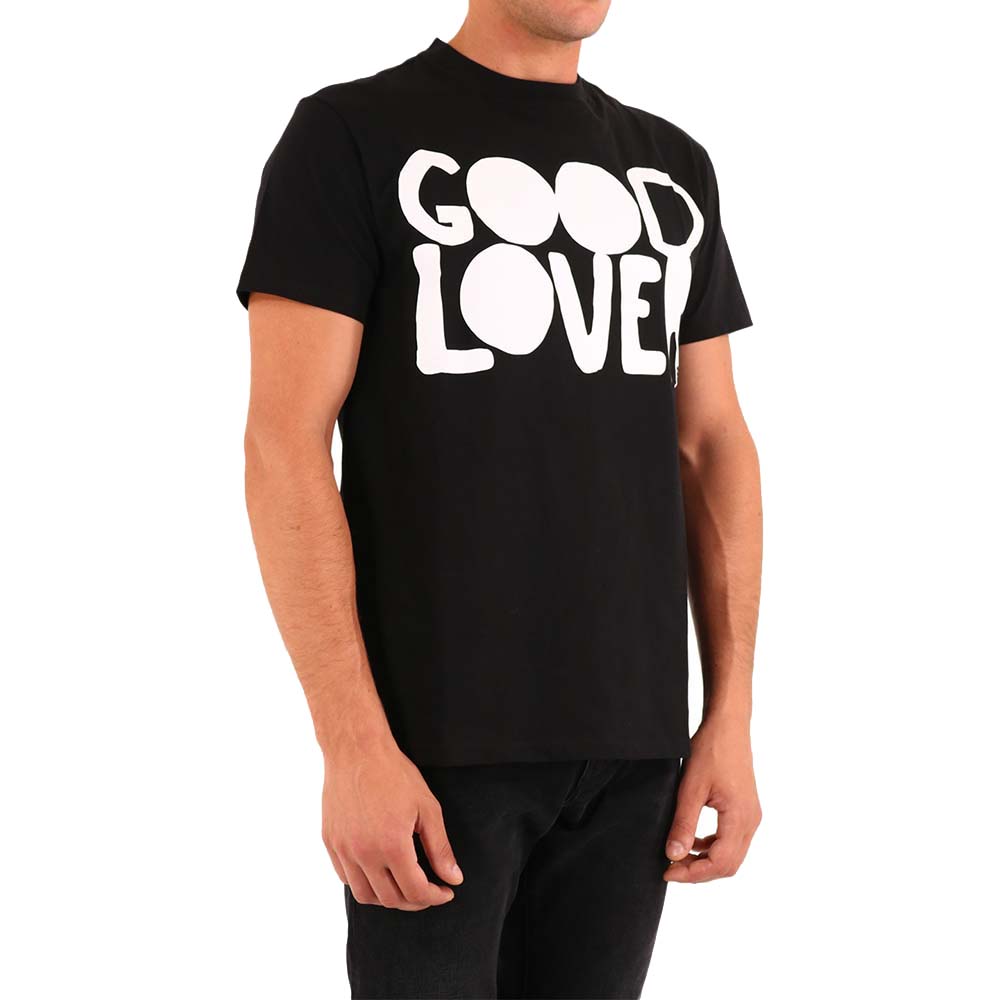 

Valentino Garavani Black Cotton Good Lover T-Shirt Size