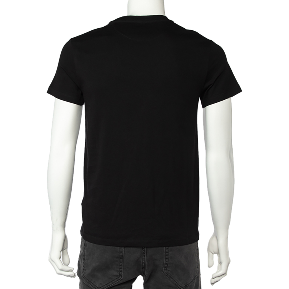 

Valentino Black Villalba Print Jersey Cotton T-Shirt