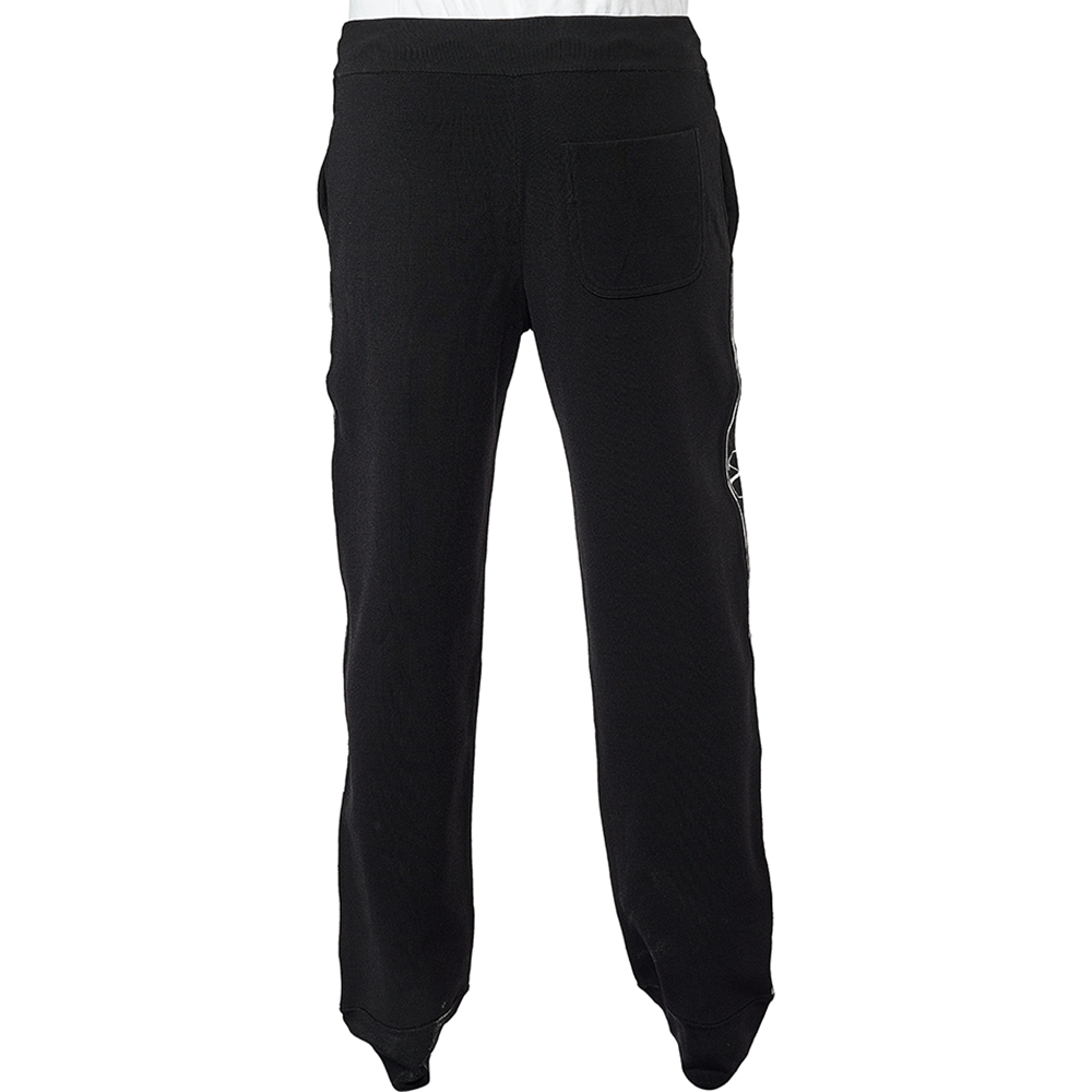 

Valentino Black VLOGO Signature Knit Straight Fit Trousers