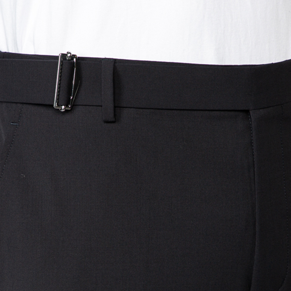 

Valentino Black Wool Blend Tailored Trousers