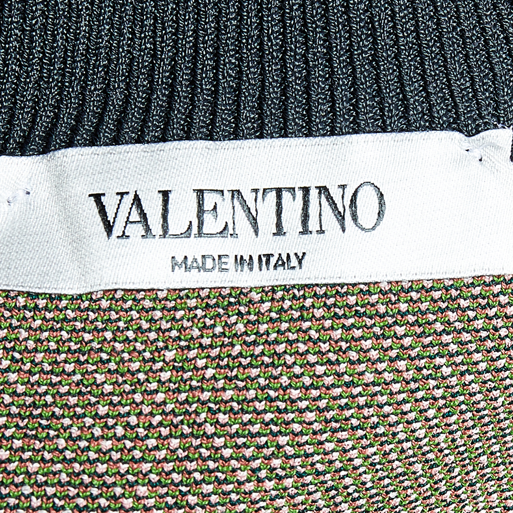 

Valentino Charcoal Grey Flowersity Jacquard Knit Sleeveless Jumper