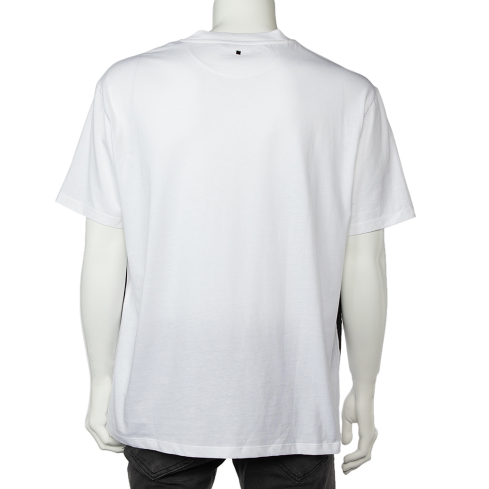 

Valentino White Need Need Print Cotton Jersey T-Shirt 3XL