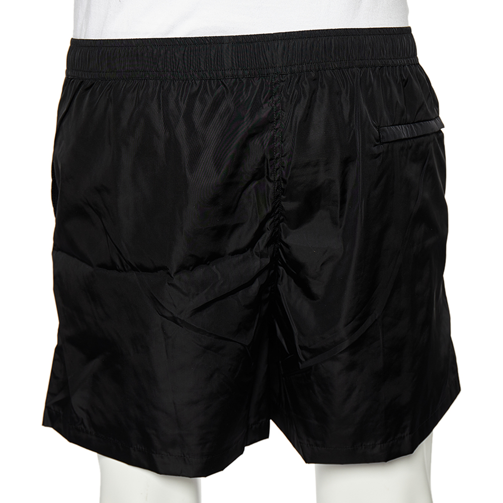 

Valentino Black & Fluo VLTN Print Swim Shorts