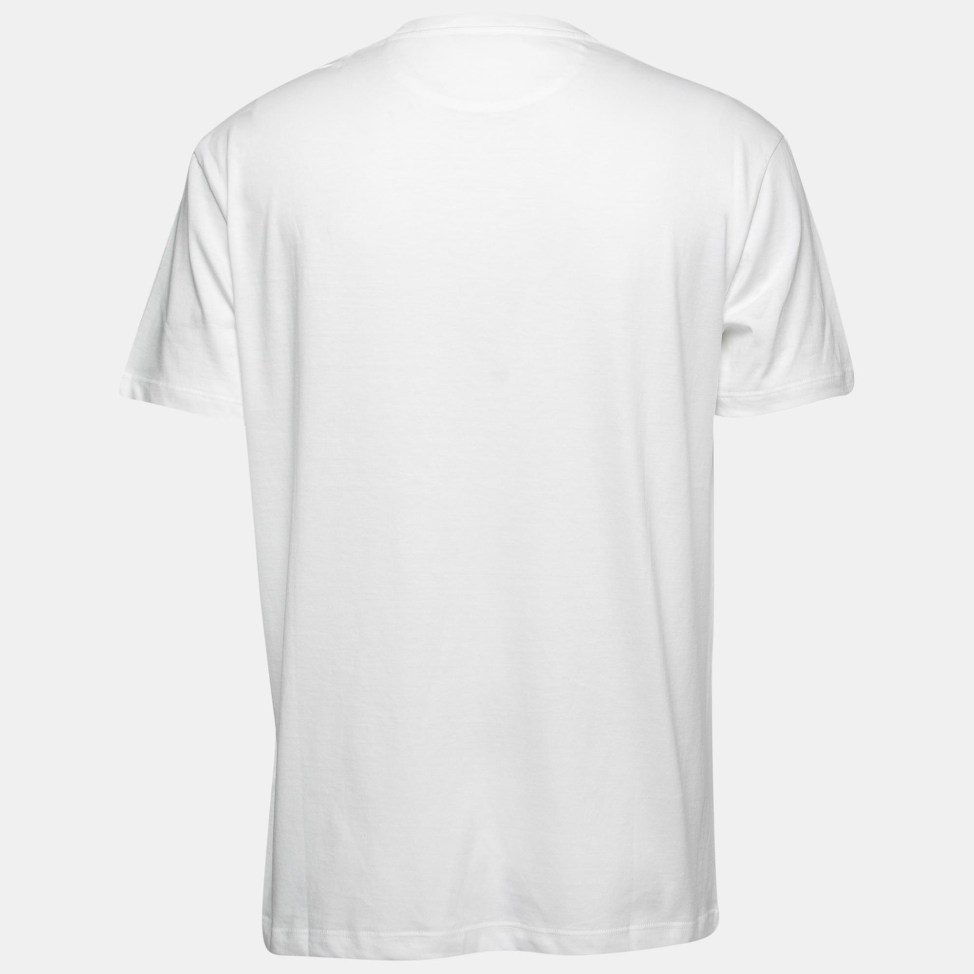 

Valentino White Cotton Crew Neck T-Shirt