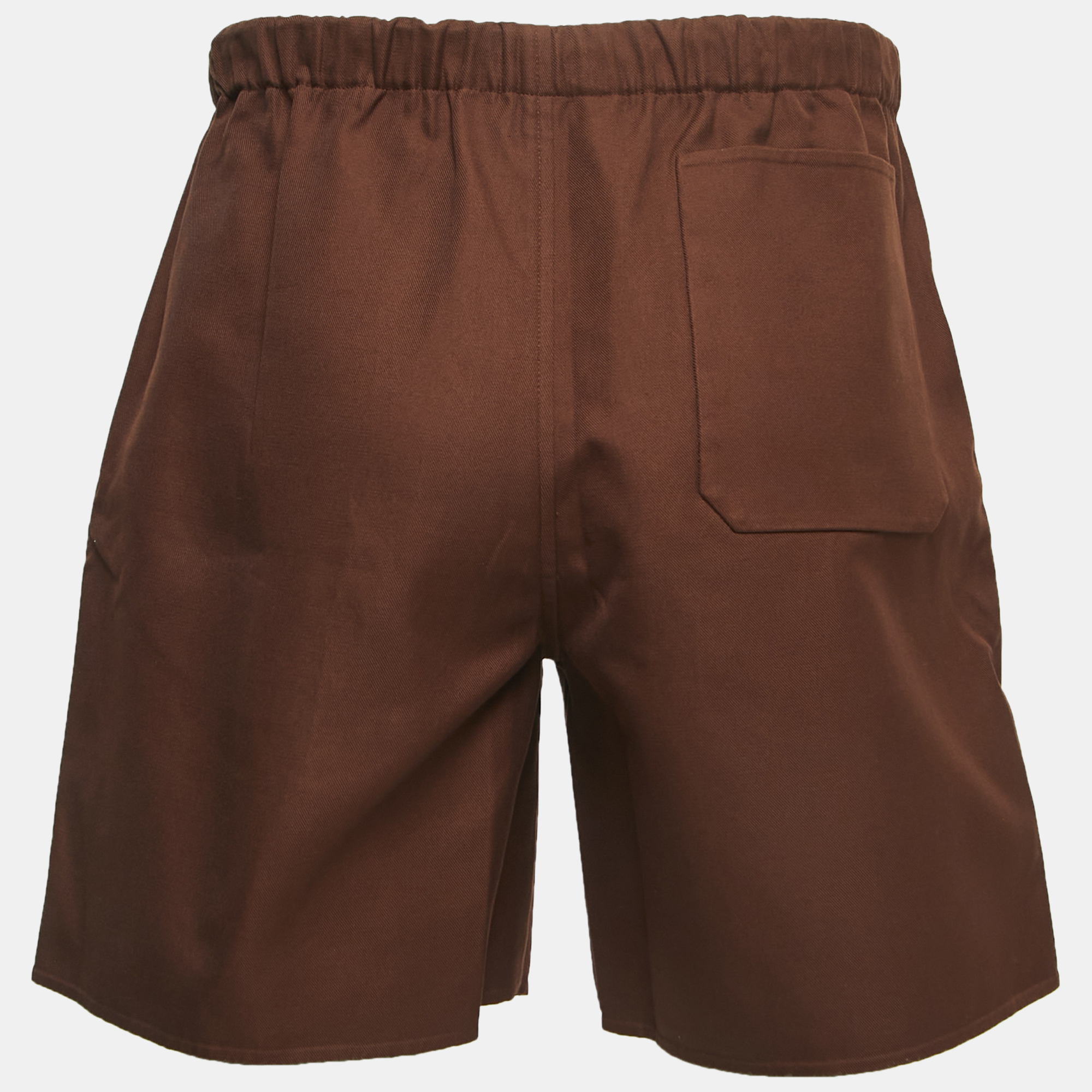 

Valentino Brown Cotton Elasticized Waist Shorts