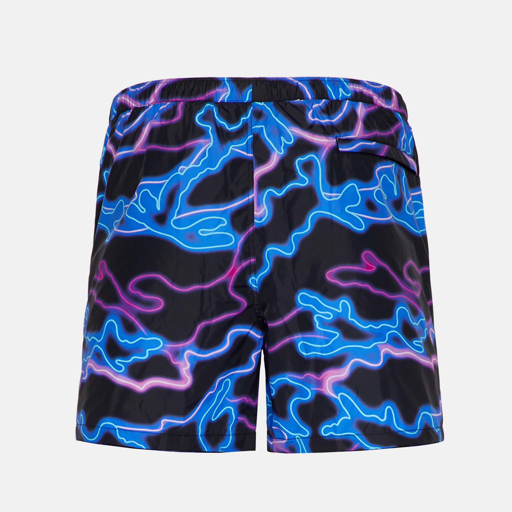 

Valentino Black/Blue Multicolor Neon Camou Beachwear Swimming Shorts Size 50