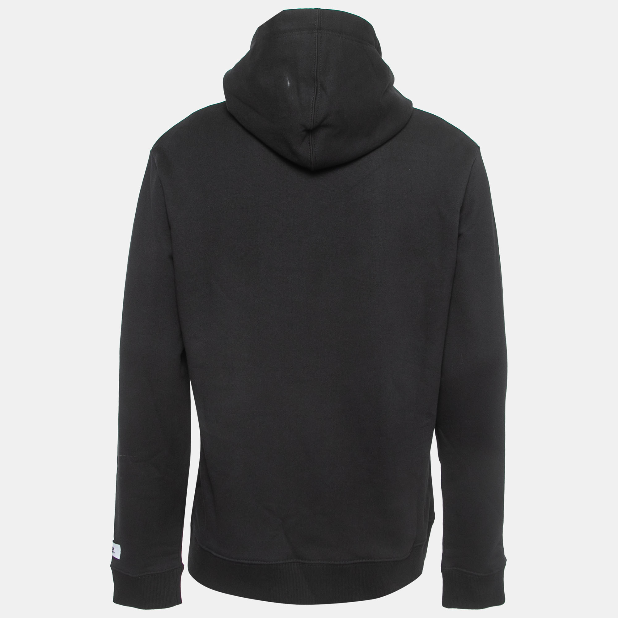 

Valentino Black Cotton Vaccinated Print Hoodie