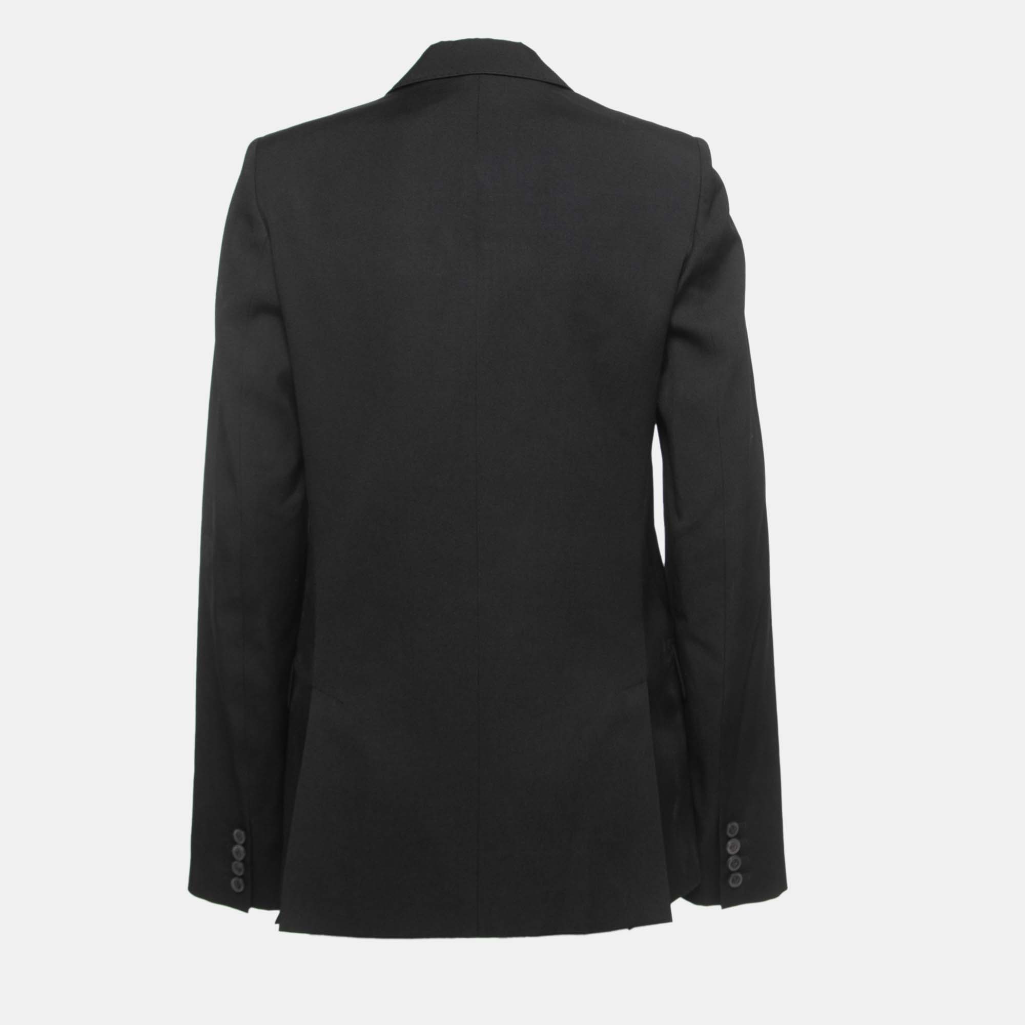 

Valentino Black Wool Single Breasted Blazer L