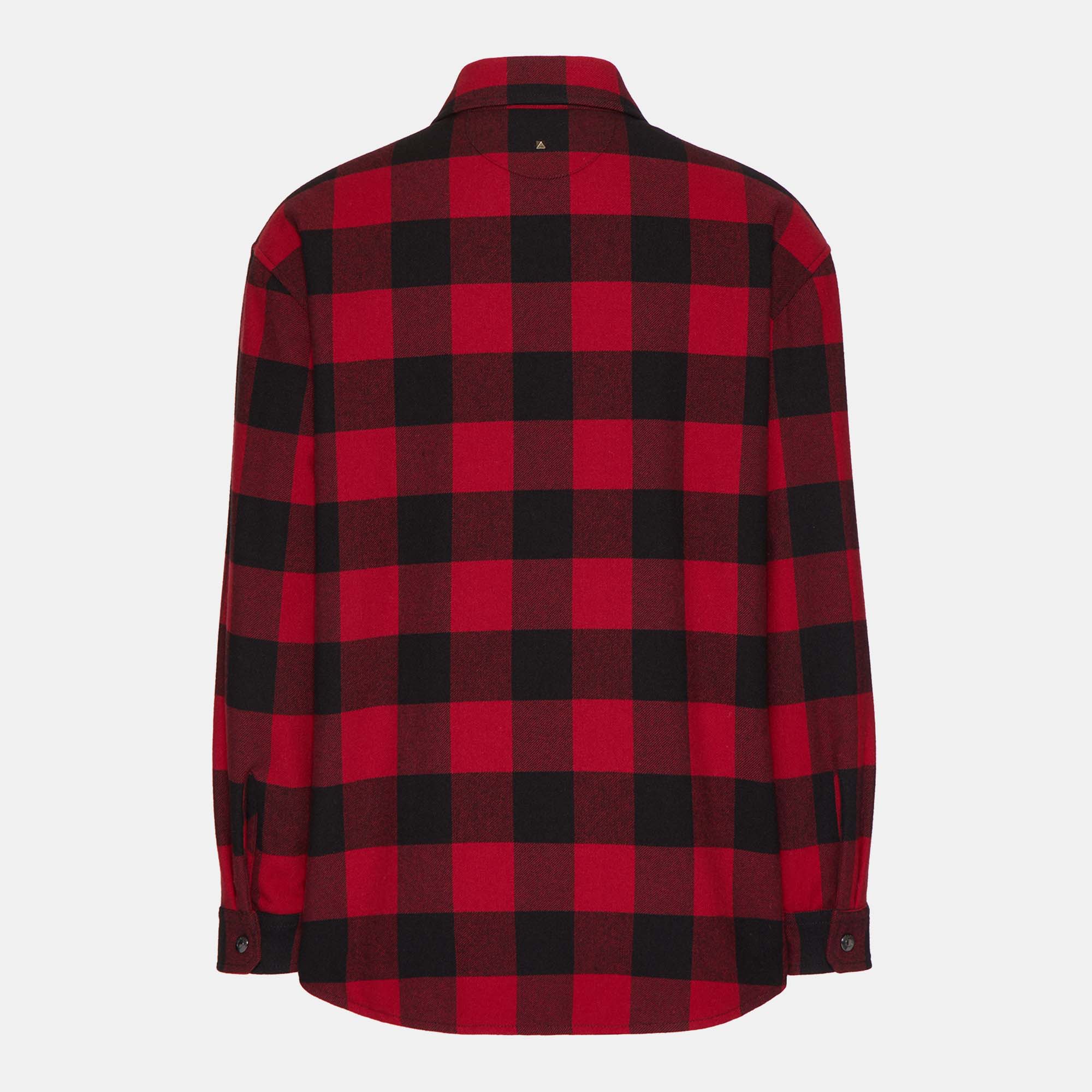 

Valentino Red/Black Checked Wool Jacket