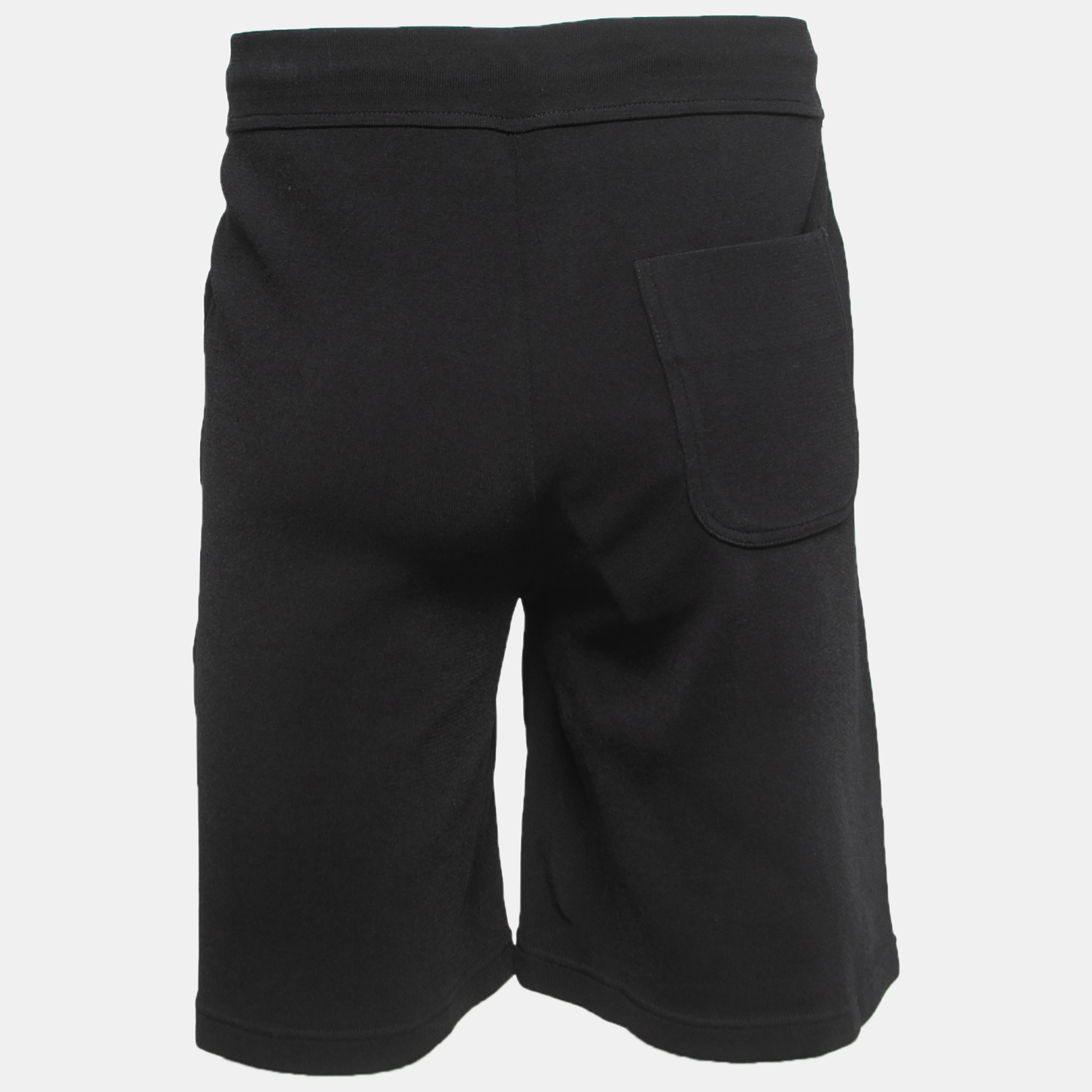 

Valentino Black Knit Logo Band Detailed Shorts