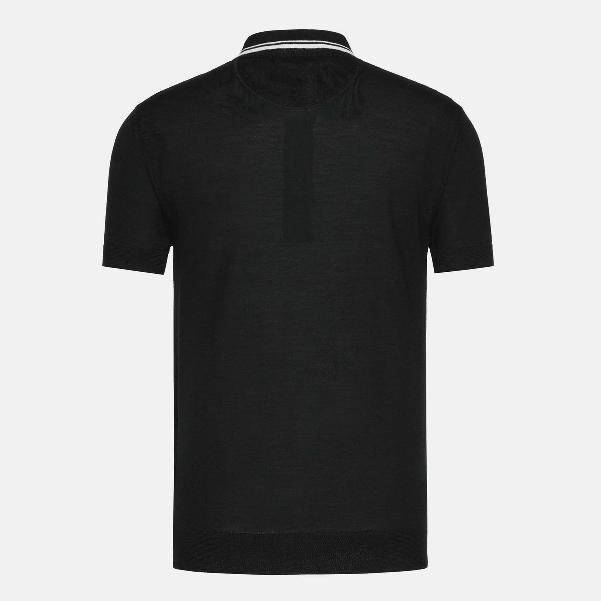 

Valentino Black Cotton Polo T-Shirt