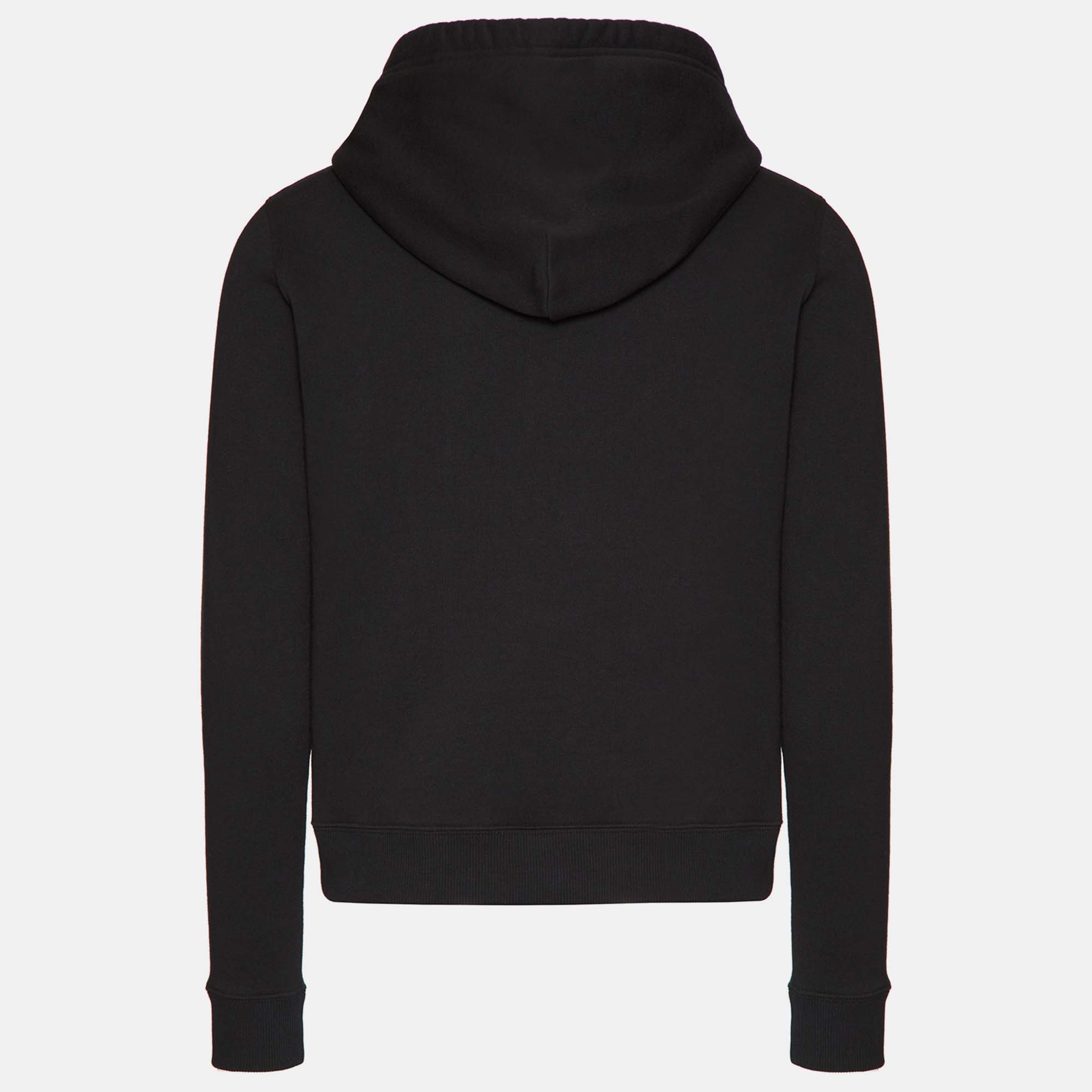 

Valentino Black Logo Embossed Jersey Hoodie