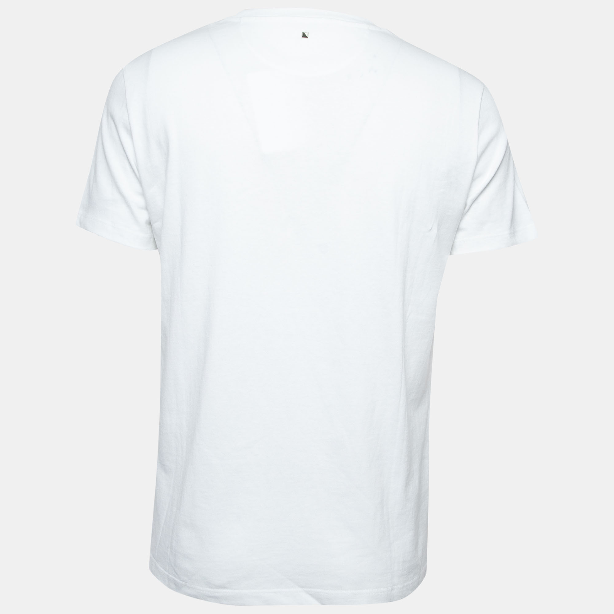 

Valentino White Cotton Jersey T-Shirt