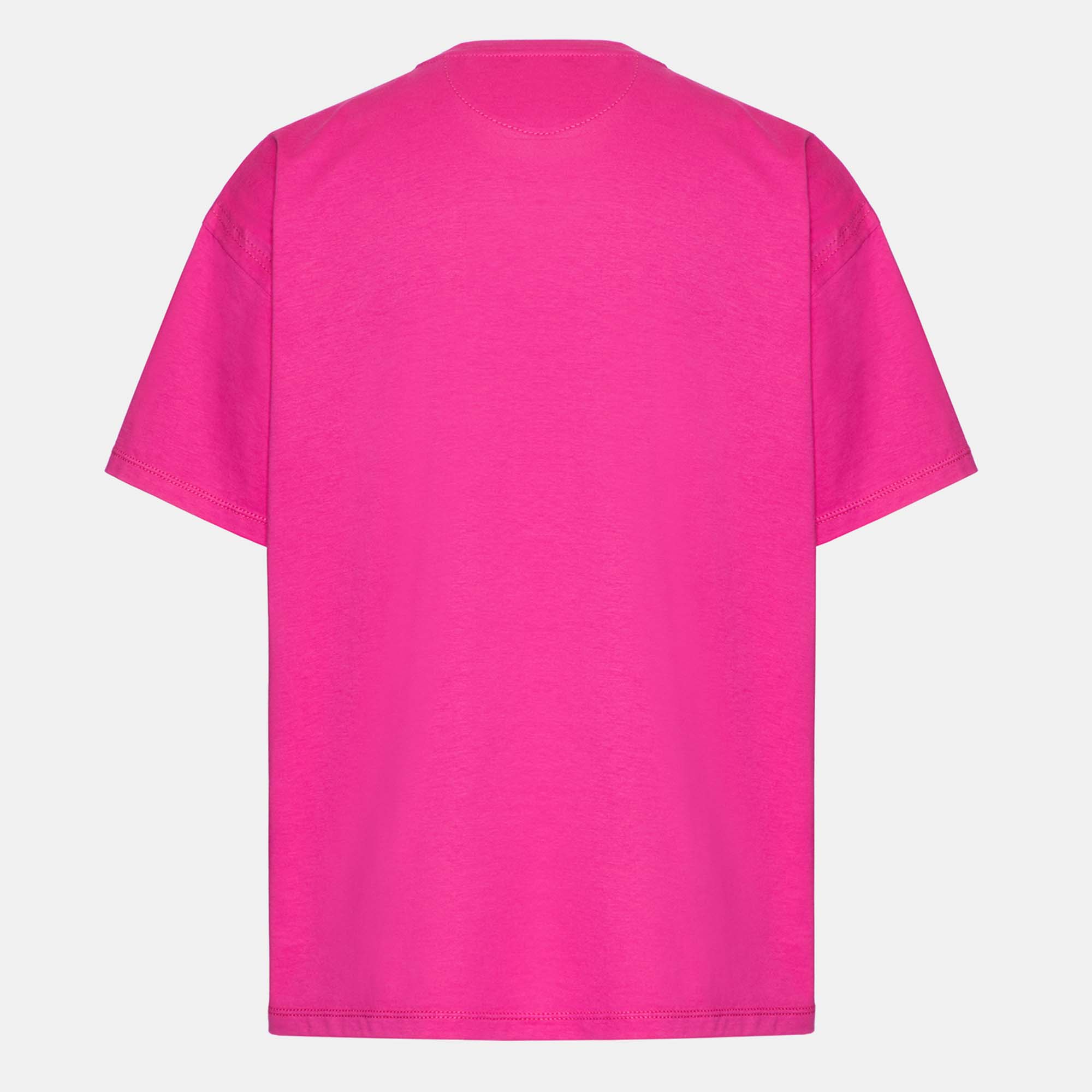 

Valentino Pink Nylon Stud-Detail T-Shirt