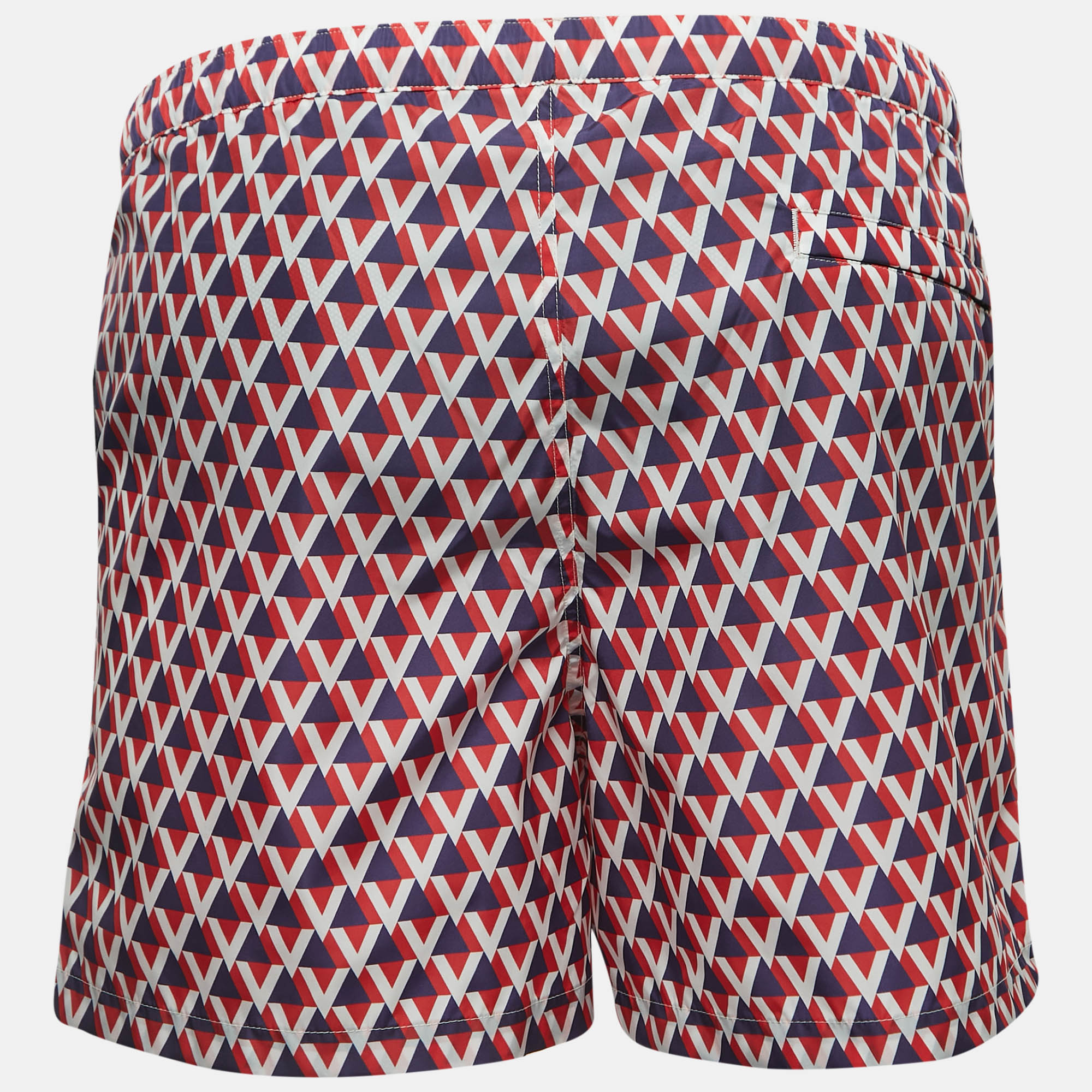 

Valentino Multicolor All-Over V Print Nylon Swim Shorts