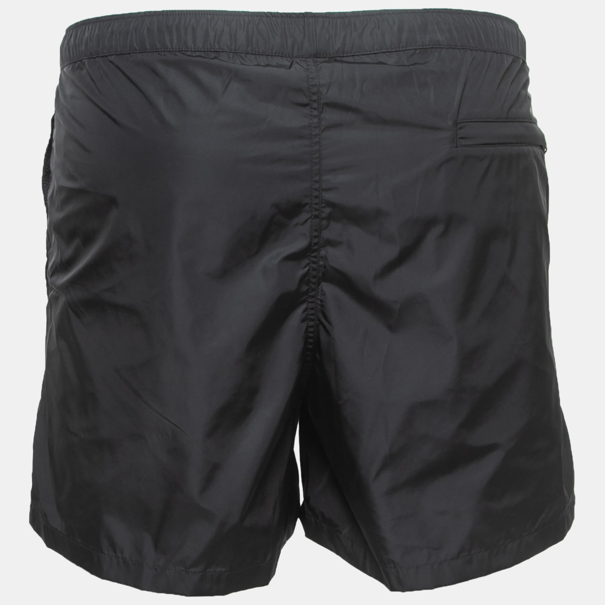 

Valentino Black Logo Print Nylon Swim Shorts