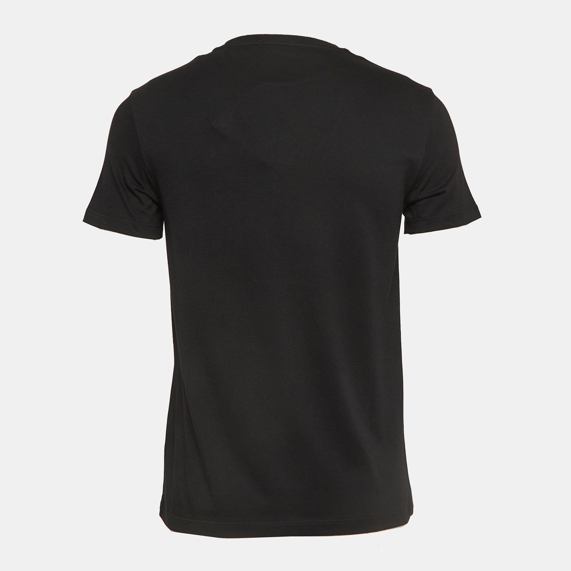 

Valentino Black Logo Print Cotton T-Shirt