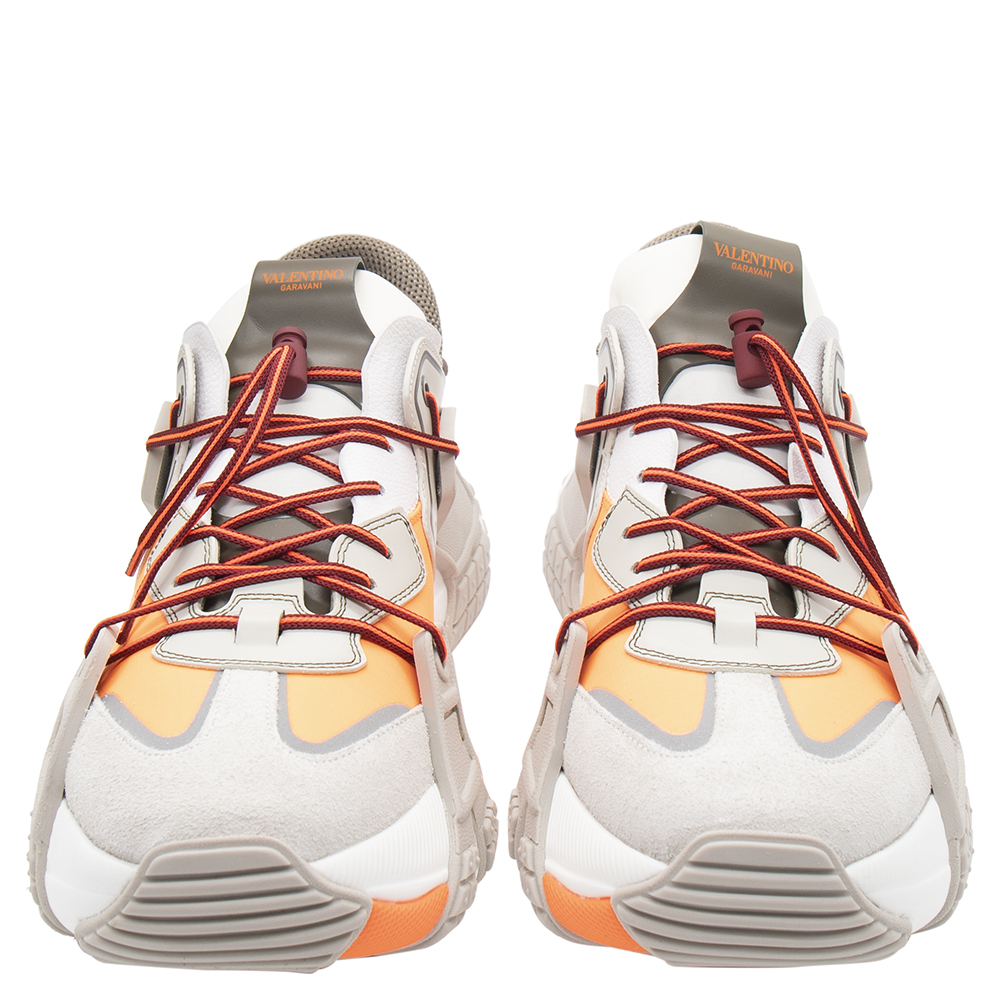 

Valentino Multicolor Fabric and Leather VLTN Wod Sneakers Size