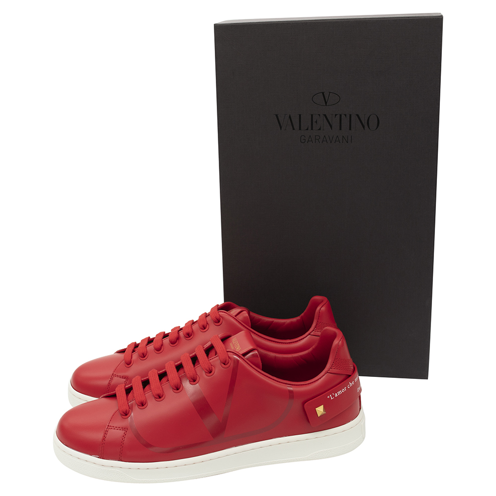 valentino shoes men red