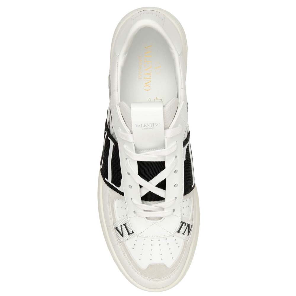 

Valentino Garavani White Leather VL7N Sneakers Size, Black