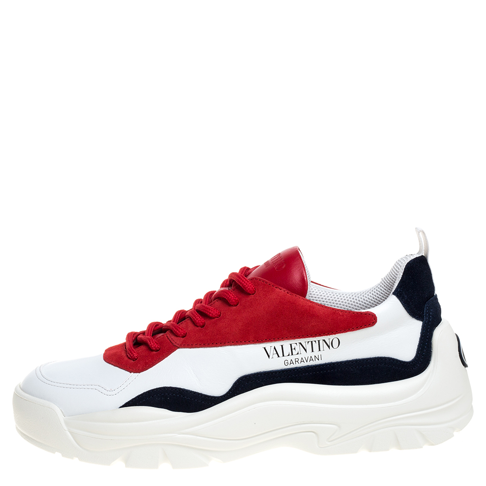 

Valentino Multicolor Leather Chunky Sneakers Size