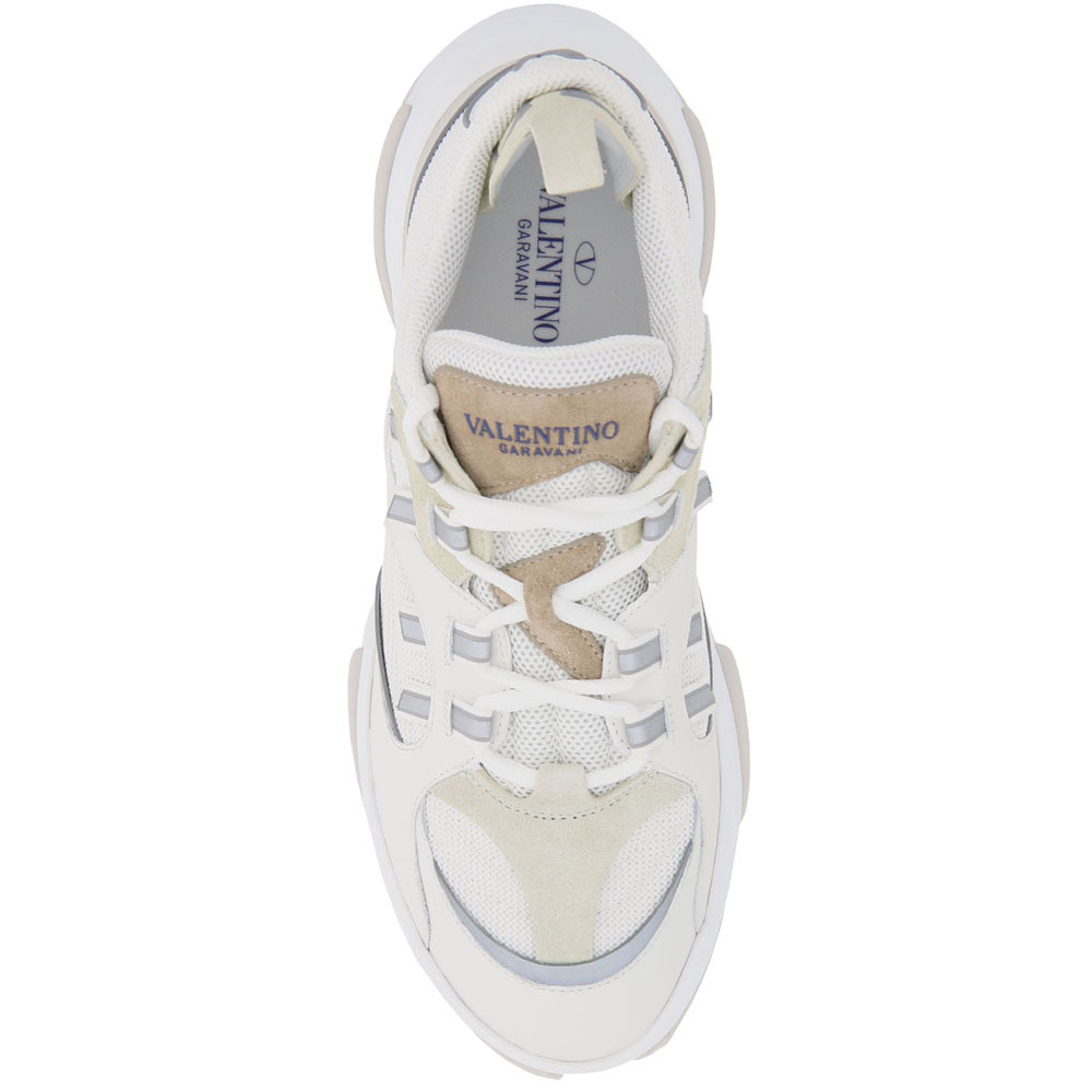 

Valentino Garavani White Calfskin/Suede Afterdusk Sneakers Size EU