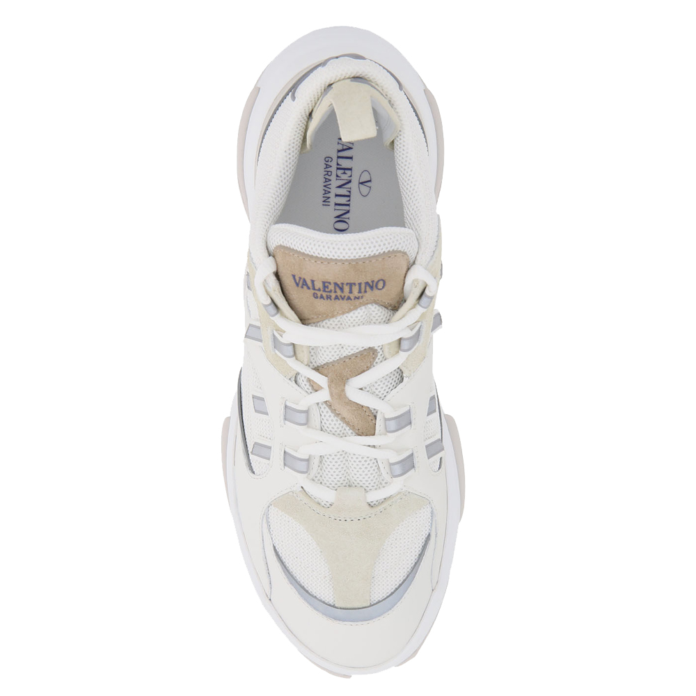 

Valentino Garavani White Calfskin/Suede Afterdusk Sneakers Size EU