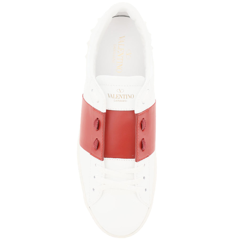 

Valentino Garavani White/Red Open Sneakers Size EU