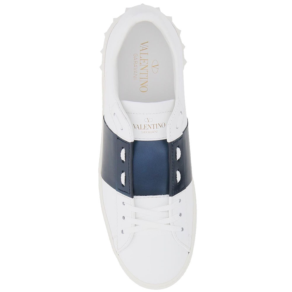 

Valentino Garavani White/Blue Open Sneakers Size EU