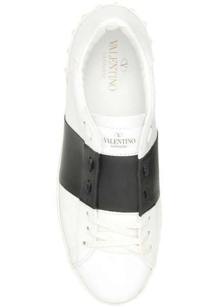 

Valentino Garavani White/Black Open Sneakers Size EU