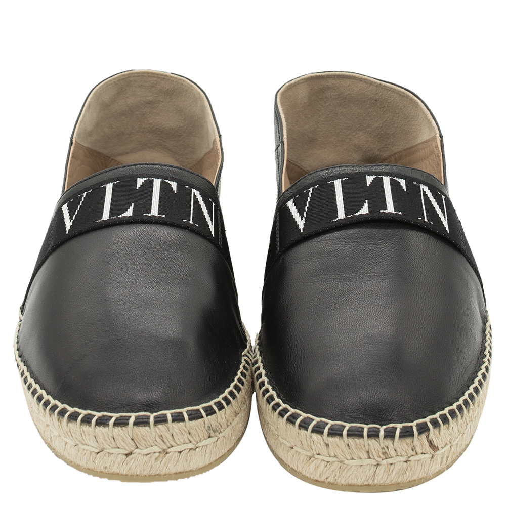 

Valentino Nero/Nero/Bianco/Naturale VLTN Espadrilles Size EU, Black