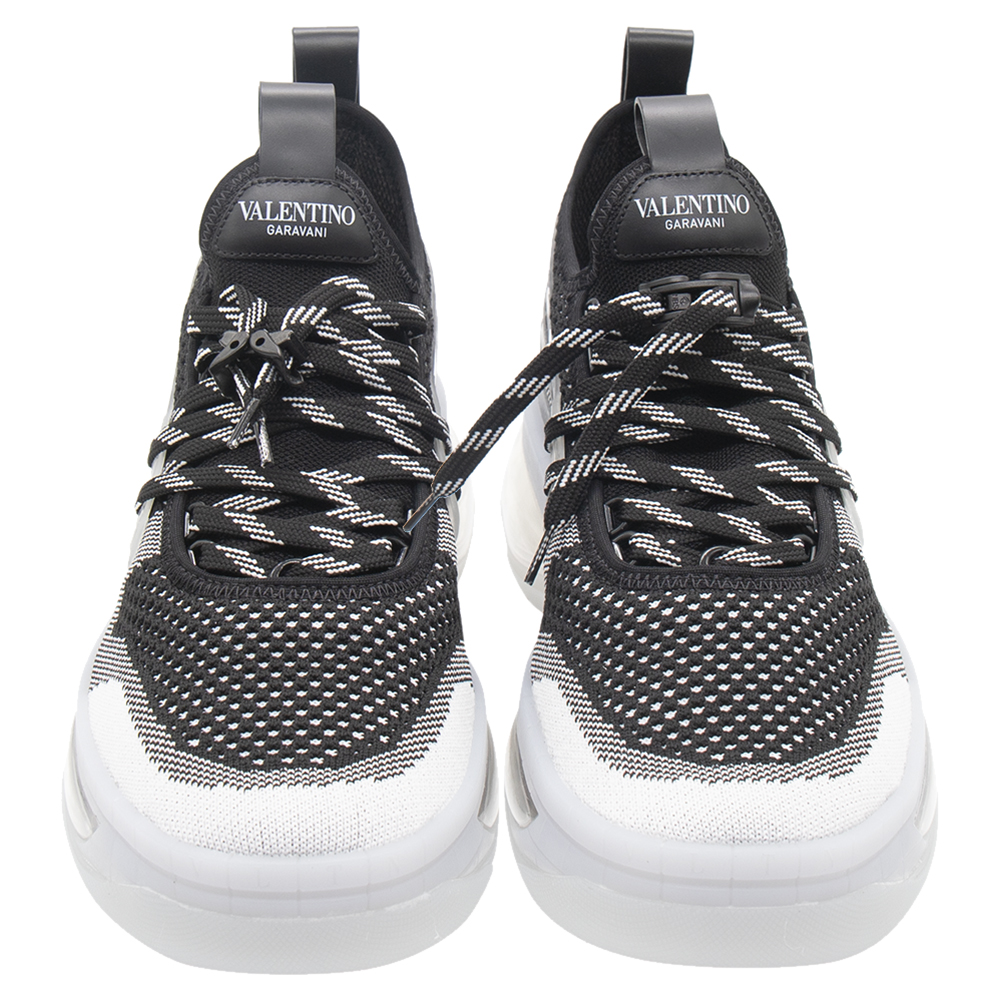 

Valentino Bianco-Nero/Trasp-Nero/Nero/Nero/Trasp VLTN CLOUD Sneakers Size EU, Black