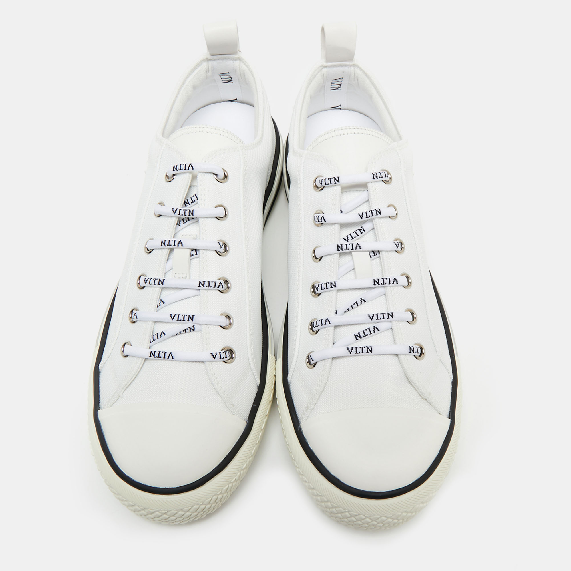 

Valentino White Mesh Giggies Low Top Sneakers Size