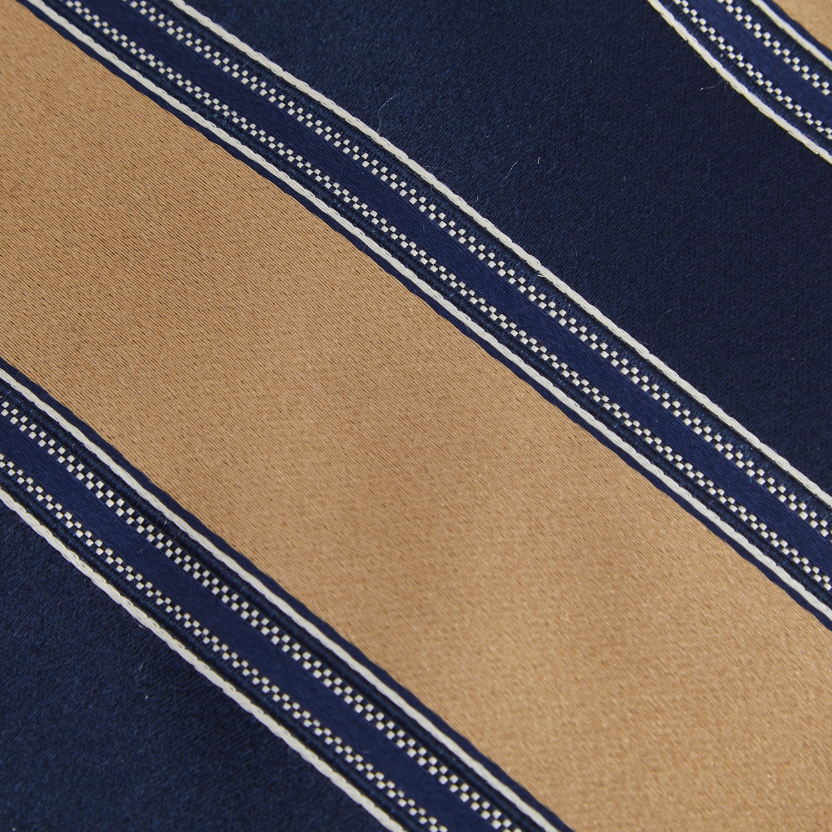 

Valentino Vintage Gold & Blue Striped Silk Tie