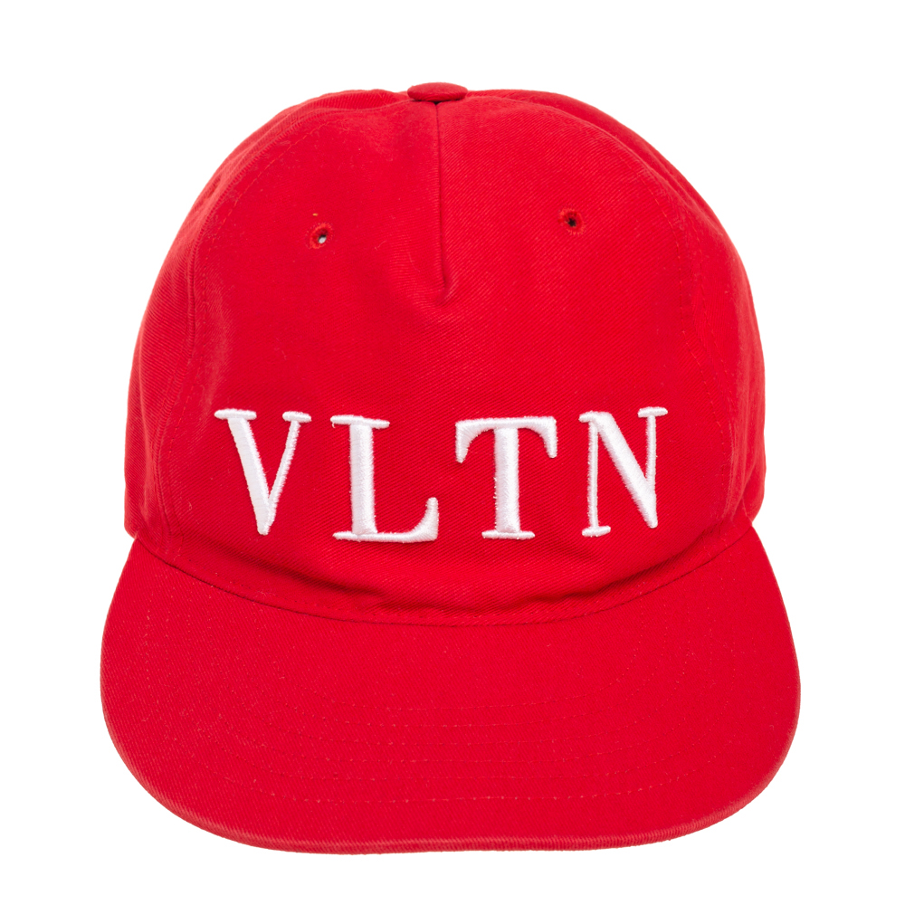 

Valentino Red Cotton Canvas VLTN Baseball Cap
