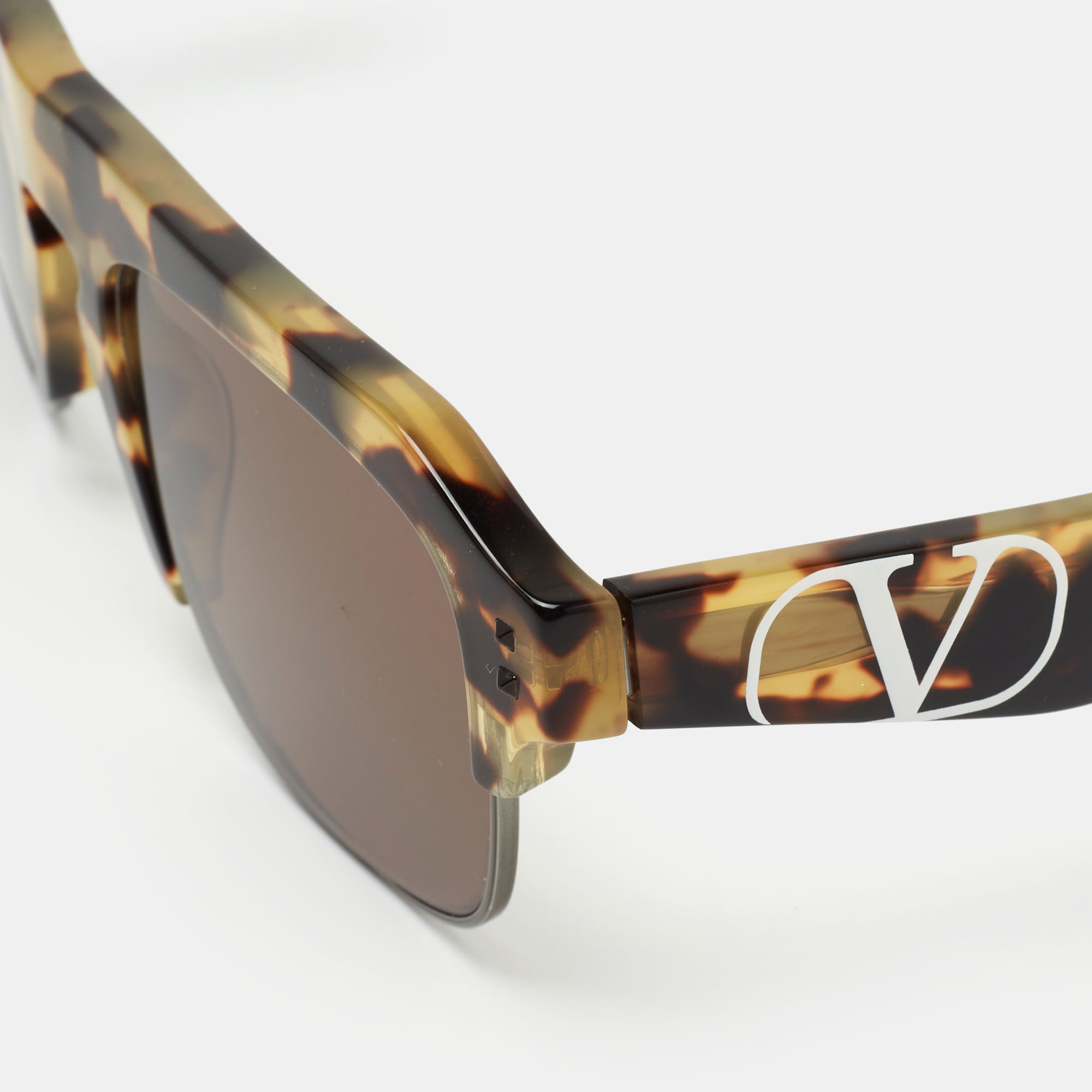 

Valentino Light Havana/Brown 4085 Square Sunglasses